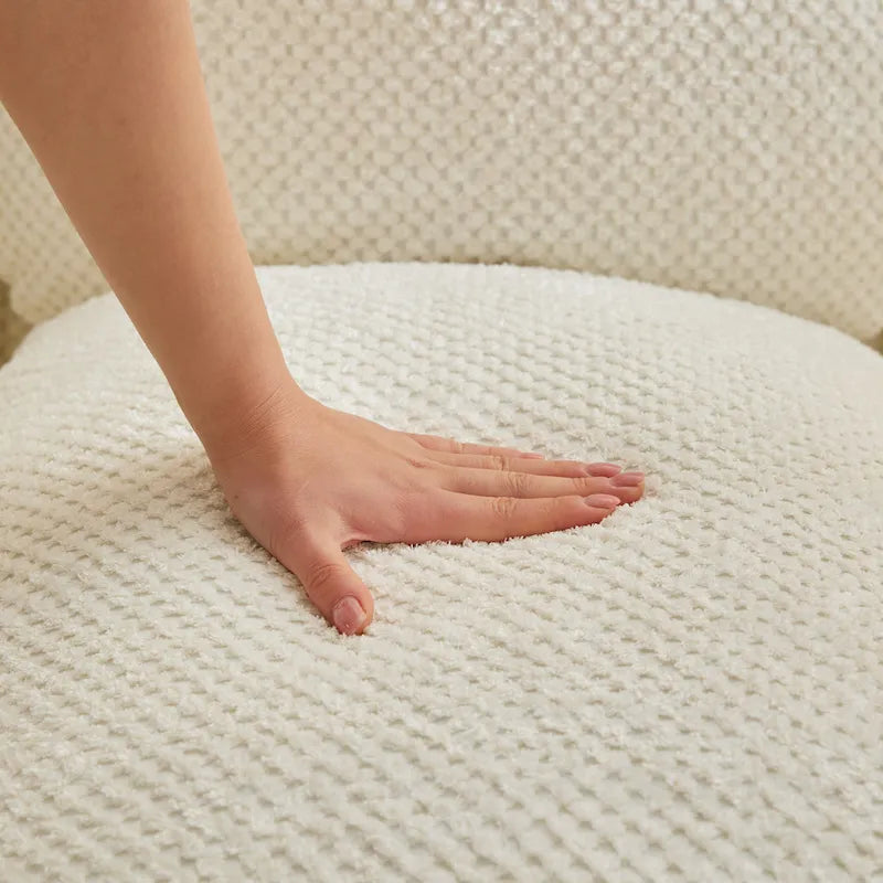 White 47.8 Adjustable Chaise Longue Chair with High Back