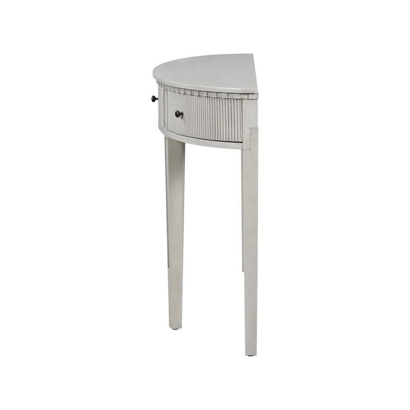 U-Style Distinctive Features of Pine Veneer Console Table