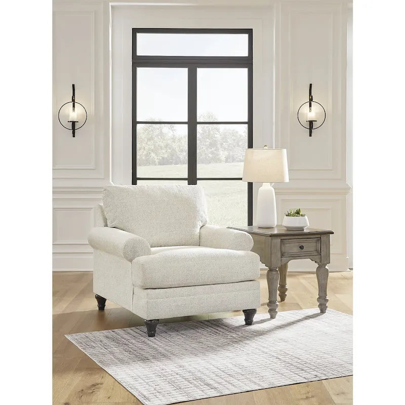 Signature Design by Ashley Valerani Brown/Beige Chair - 42W x 44D x 40H