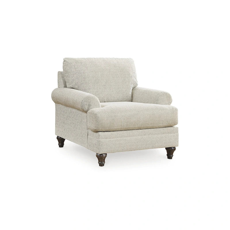 Brown/Beige Chair - 42W x 44D x 40H