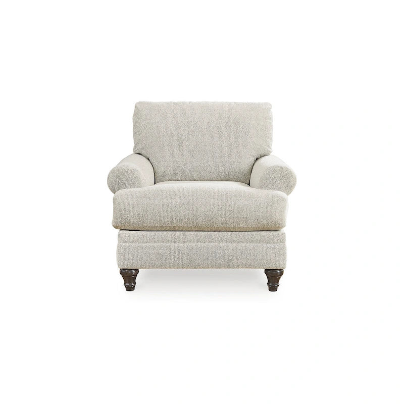 Brown/Beige Chair - 42W x 44D x 40H