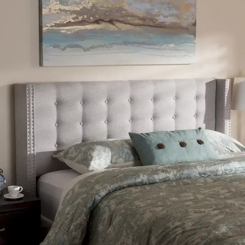 Contemporary Fabric Headboard by