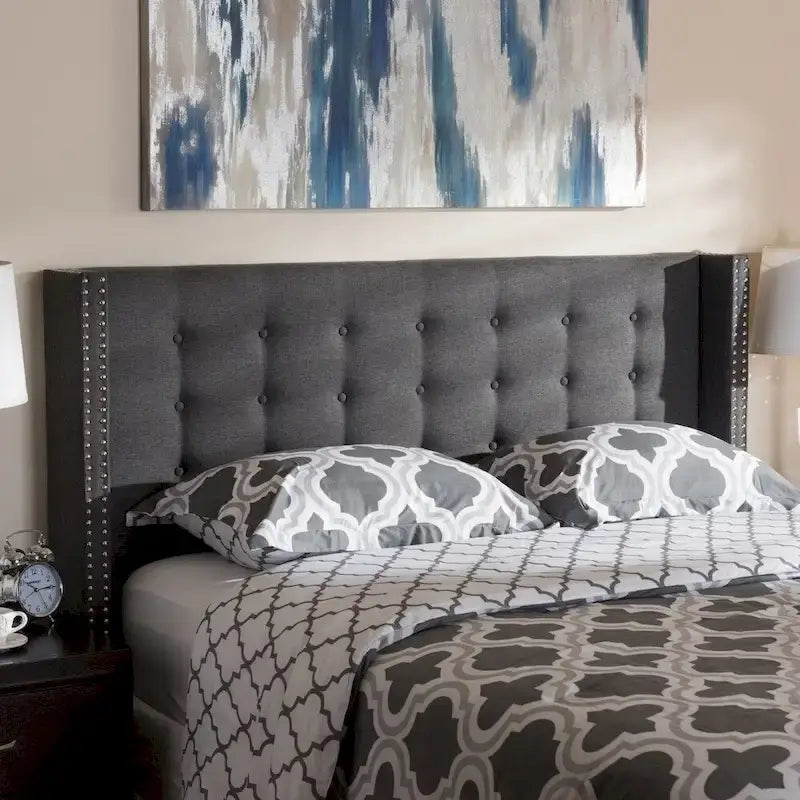 Contemporary Fabric Headboard by