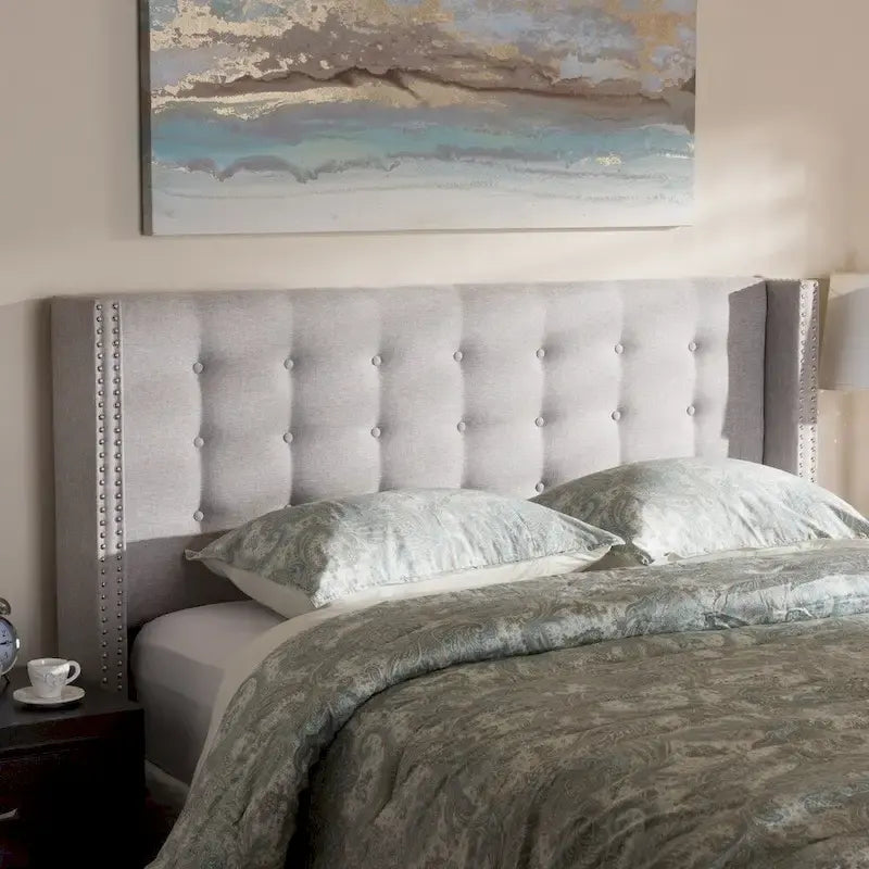 Contemporary Fabric Headboard by