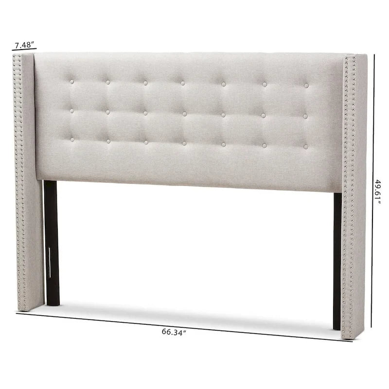 Contemporary Fabric Headboard by