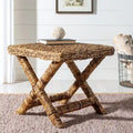 Natural Wicker x-Bench - 22 x 22 x 19.5 - 22Wx22Dx20H