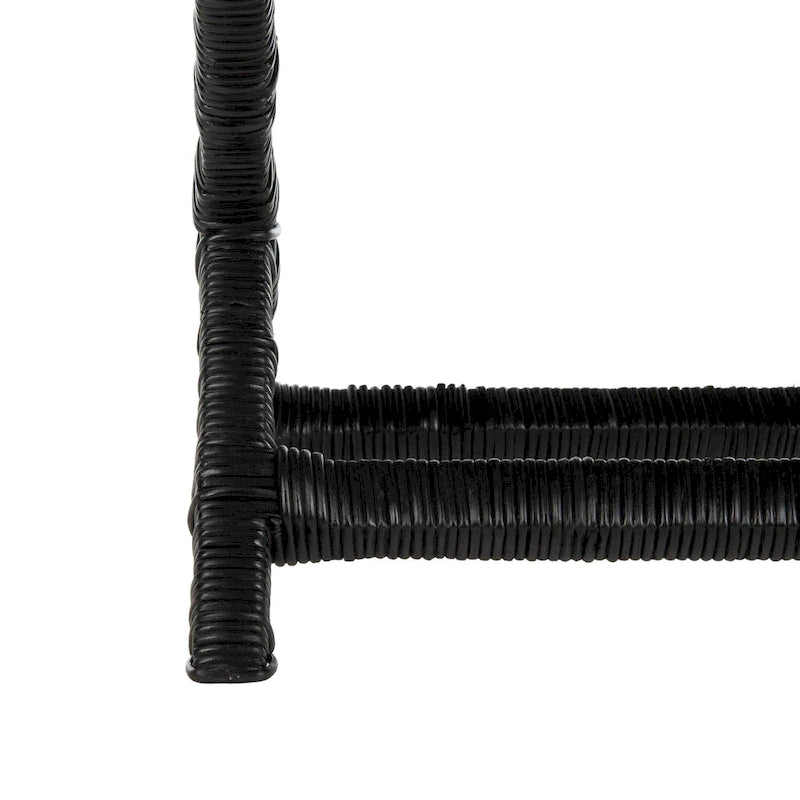 Natural Wicker x-Bench - 22 x 22 x 19.5 - 22Wx22Dx20H