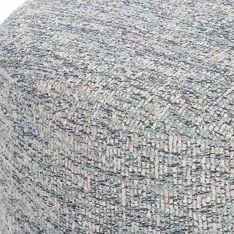 Tweed Round Ottoman