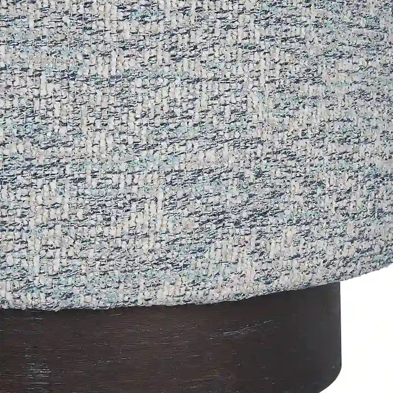 Tweed Round Ottoman