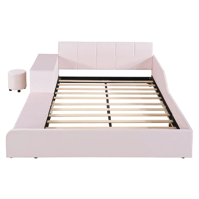 Full Size Upholstered Grounded Bed