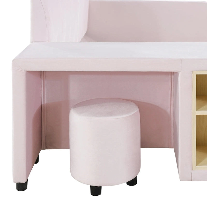 Full Size Upholstered Grounded Bed
