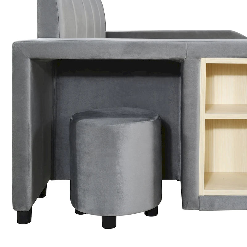 Full Size Upholstered Grounded Bed