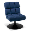 Swivel Accent Chairs, Modern Leisure Chairs for Living Room, Upholstered Armless Chair