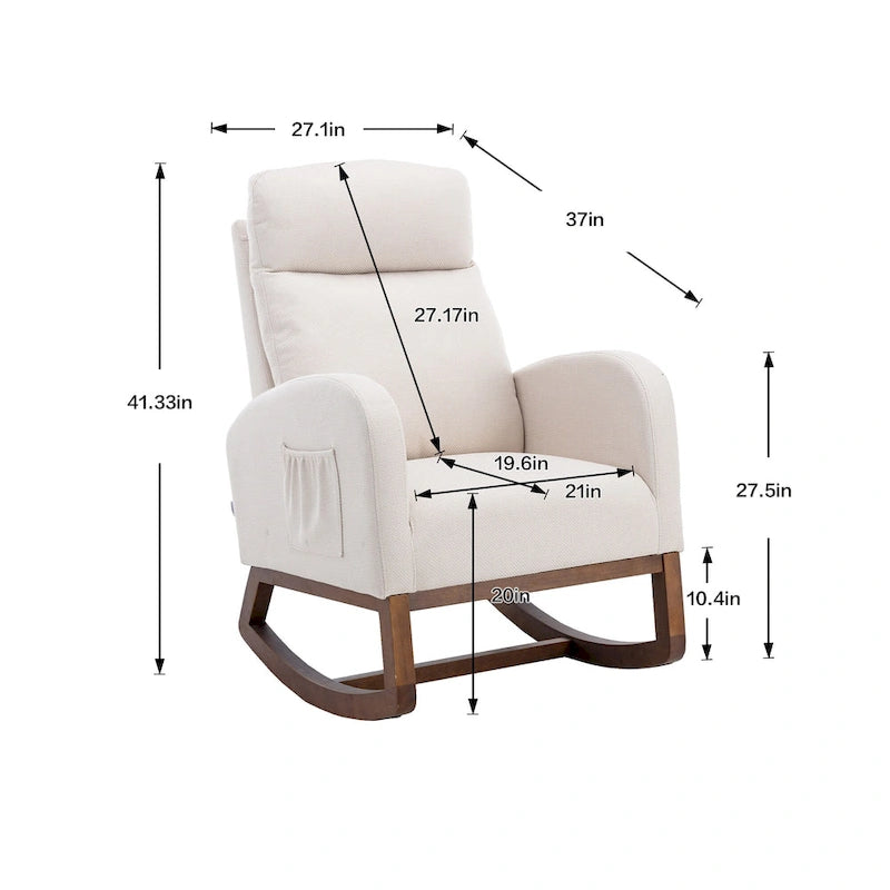 living room Comfortable rocking chair living room chair