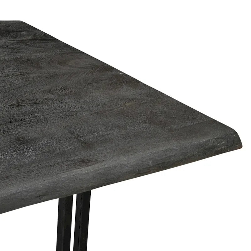 Solid Wood Dining Table - Gray