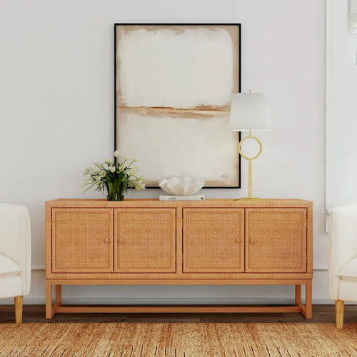 Captiva Rattan 4 Door 76 Sideboard