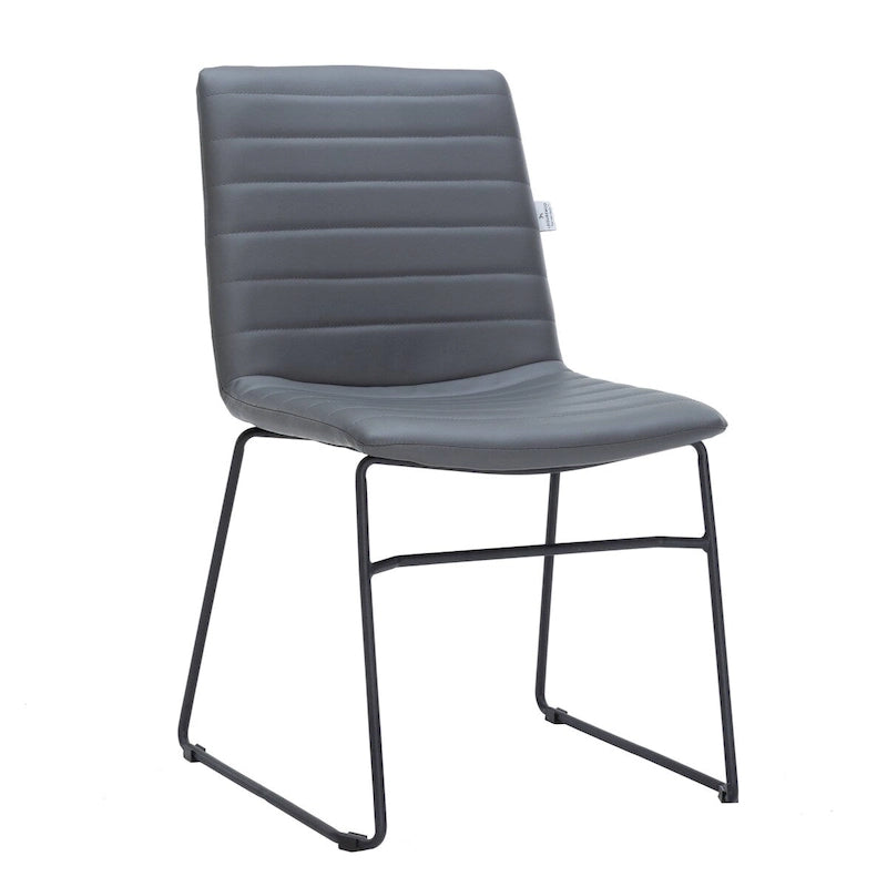 Leather Polyester Office Chair with Stainless Steel Base Series