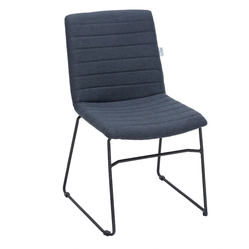Leather Polyester Office Chair with Stainless Steel Base Zylar Series