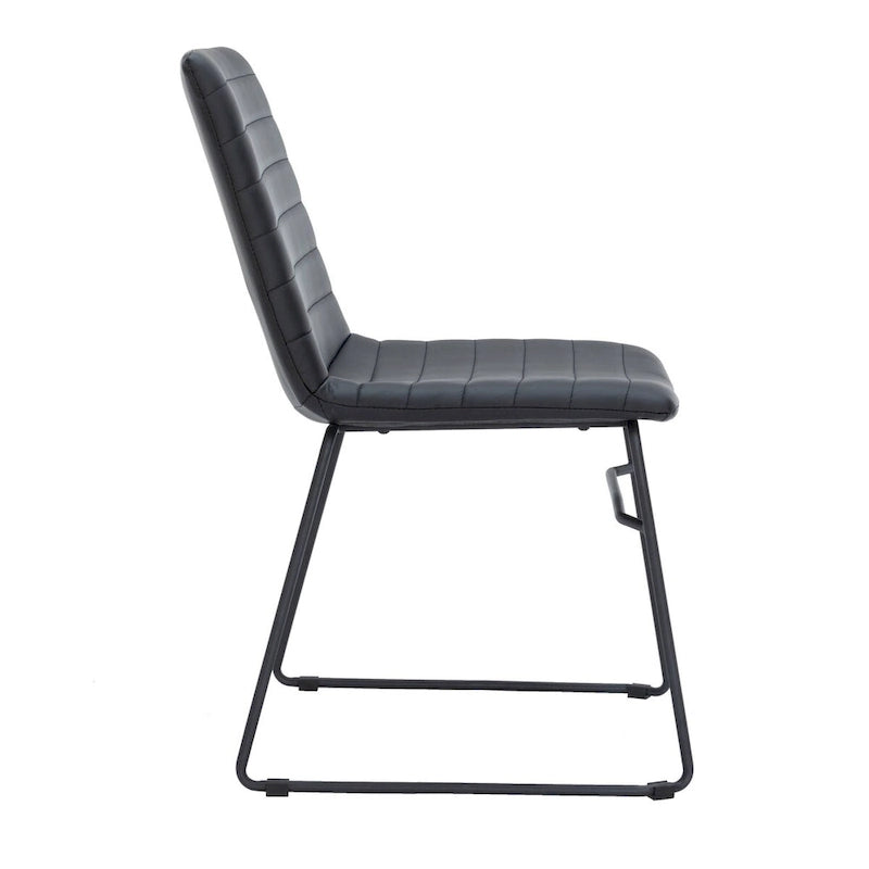 Leather Polyester Office Chair with Stainless Steel Base Series