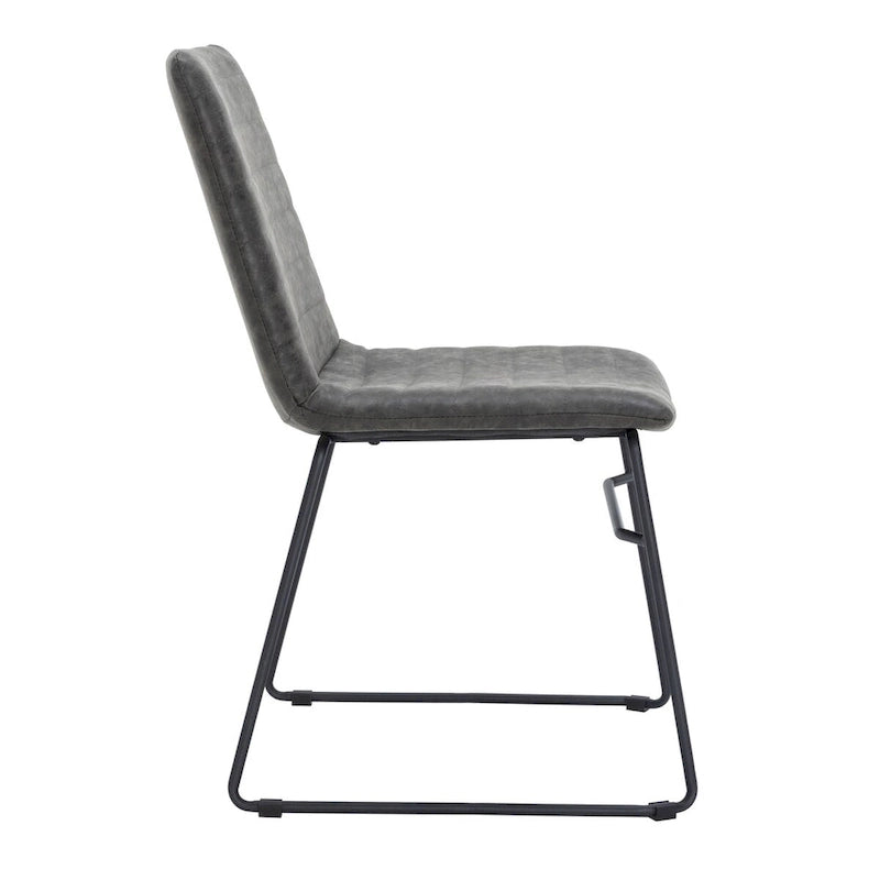 Leather Polyester Office Chair with Stainless Steel Base Series