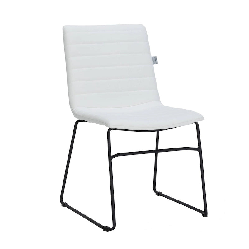 Leather Polyester Office Chair with Stainless Steel Base Series