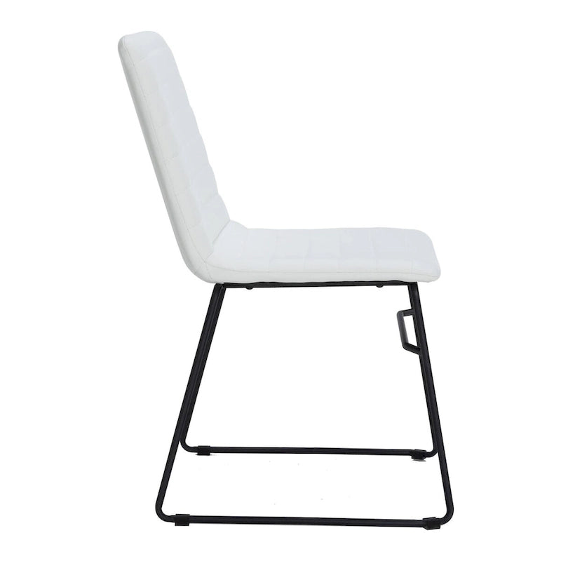 Leather Polyester Office Chair with Stainless Steel Base Series