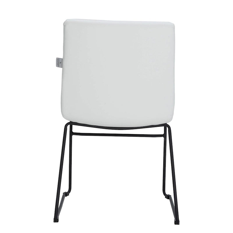 Leather Polyester Office Chair with Stainless Steel Base Series